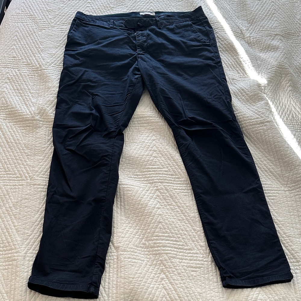 Classic Men's Dark Blue Chinos